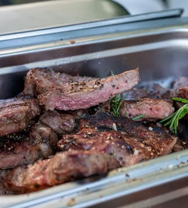 Lunches in gastro containers